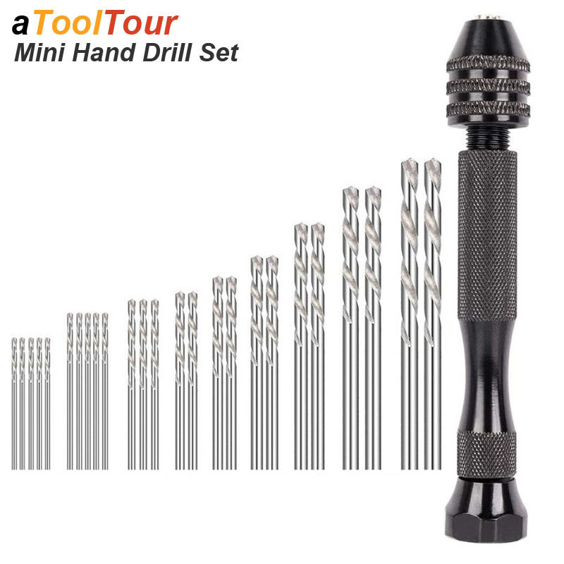 Woodworking Resin - Micro Mini Handboren Set Handleiding Pin