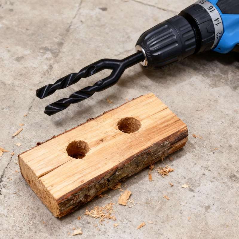 Woodworking Jokes - Nieuwigheid Double Twist Drill Bit Prank