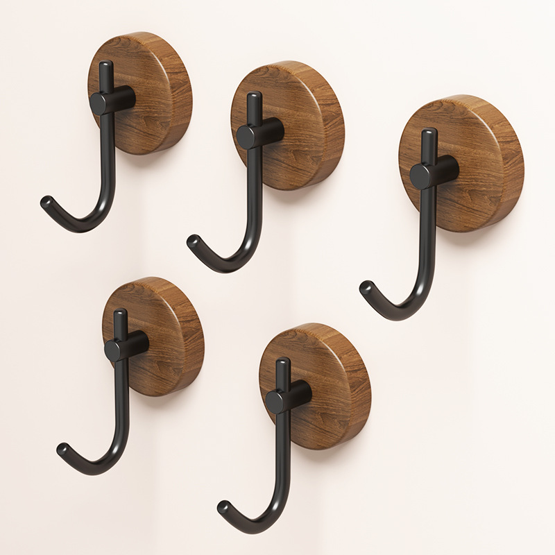 Woodworking Glue - 4/1 stuks muur houten haak zelfklevende
