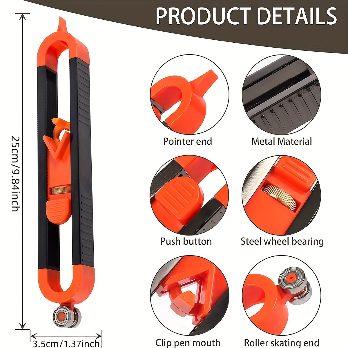 Contourmeter-aftekeninstrument - Woodworking Workshop recensie en prijs