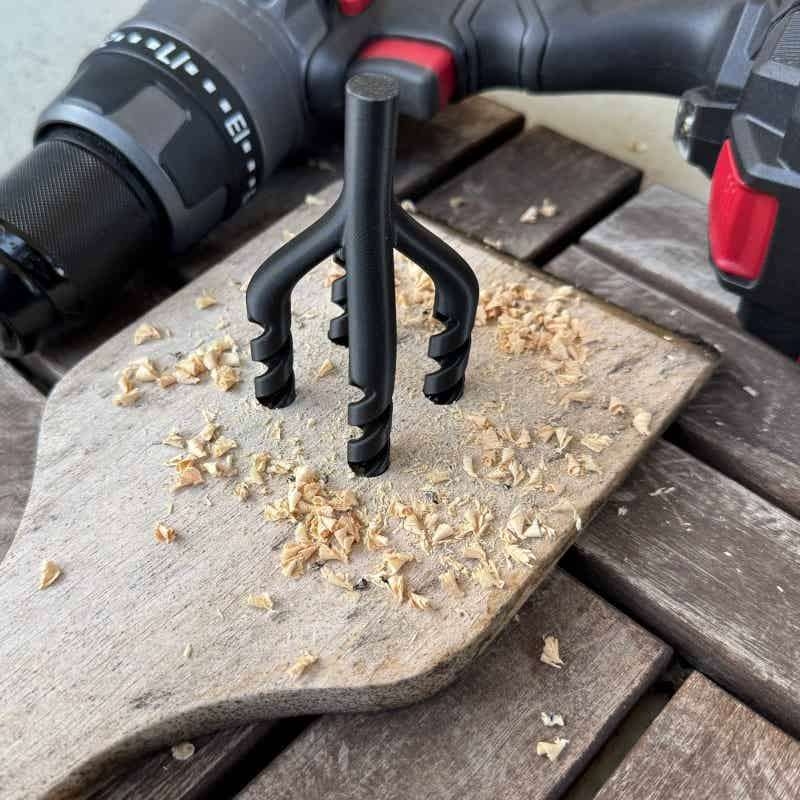 Plastic boorset met vier grapp - Woodworking Jokes recensie en prijs