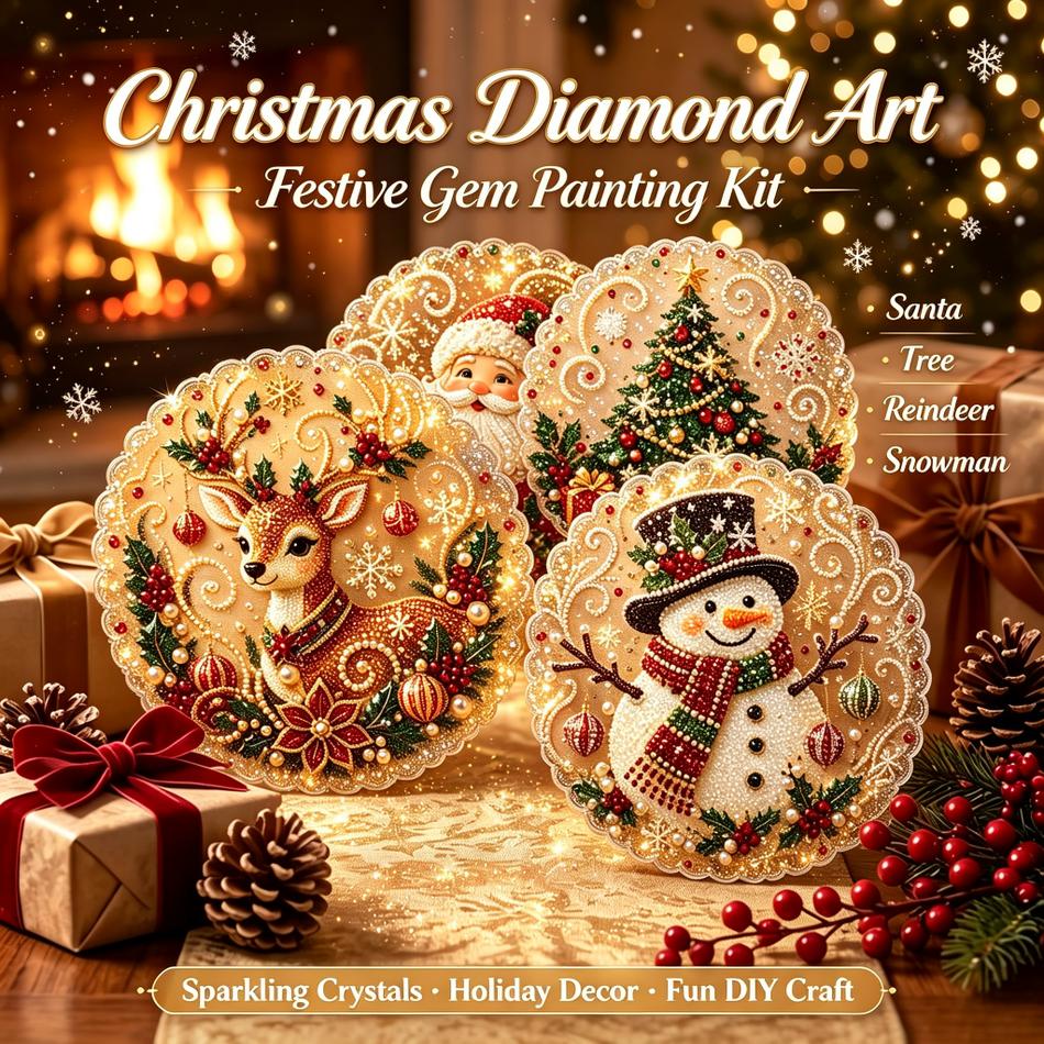 Hete Kerst Diamant Schilder Ki - Woodworking Resin recensie en prijs